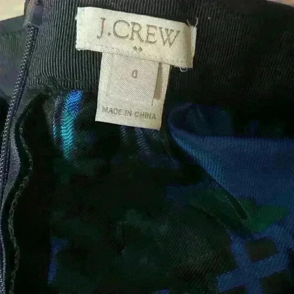 New With Out Tags J Crew Women's Size 0 Plaid Jacquard Skirt Pockets Pleated - Picture 3 of 3